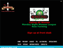 Tablet Screenshot of pinnaclebowl.com